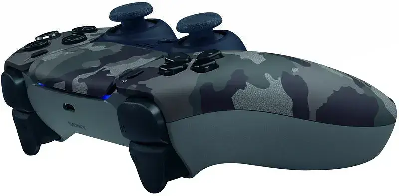 Геймпад беспроводной Sony PlayStation 5 DualSense CFI-ZCT1W серый камуфляж - фото 4