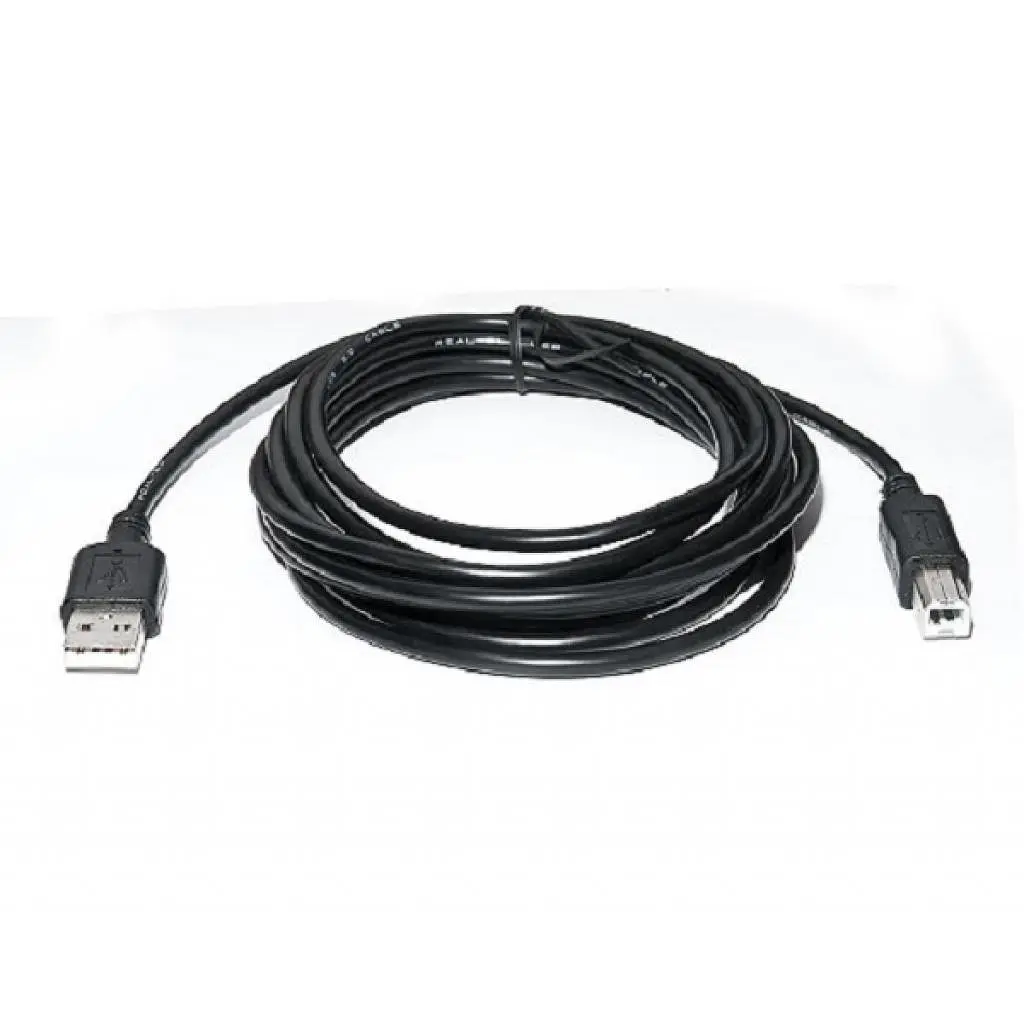 Кабель для принтера USB 2.0 AM/BM 2.0m Pro black REAL-EL (EL123500026) - фото 2