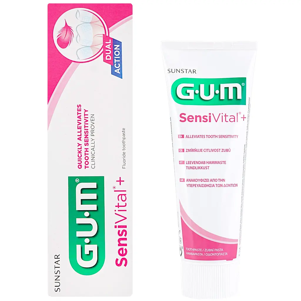 Уцінка. Зубна паста GUM Sensivital+ 75 мл