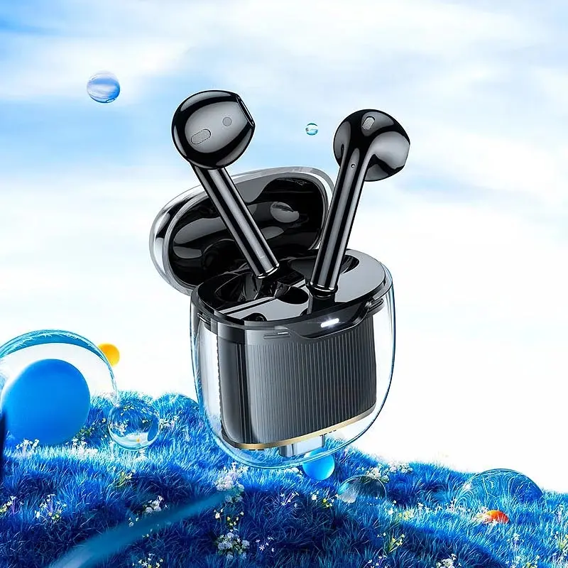 Беспроводные TWS наушники Hoco EW52 вкладыши black - фото 5