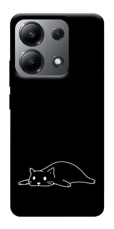 TPU чохол Demsky Lazy cat для Xiaomi Redmi Note 13 4G