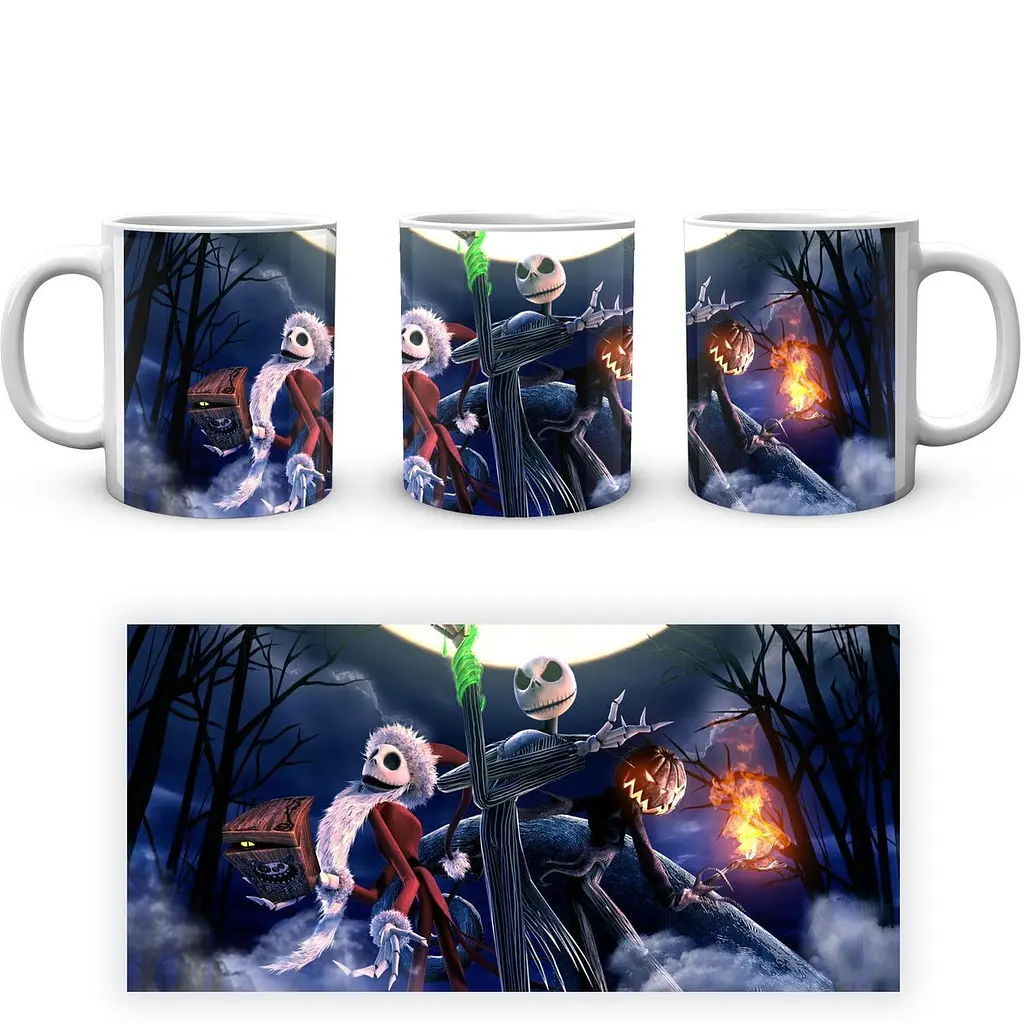 Кухоль GeekLand The Nightmare before Christmas Жах перед Різдвом NBC 04 330 мл білий - фото 4