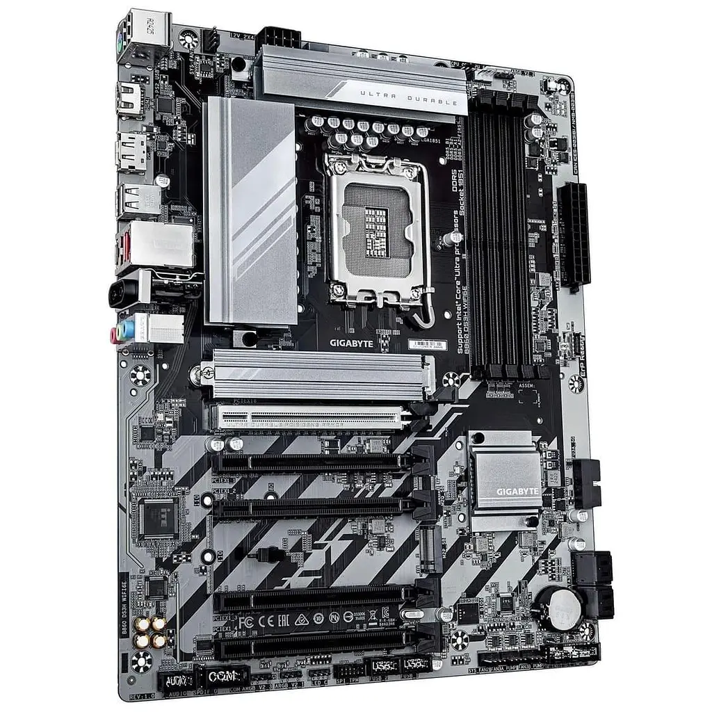Материнська плата GIGABYTE B860 DS3H WIFI6E (B860 DS3H WIFI6E) (Socket 1851, Intel B860, ATX) - фото 2