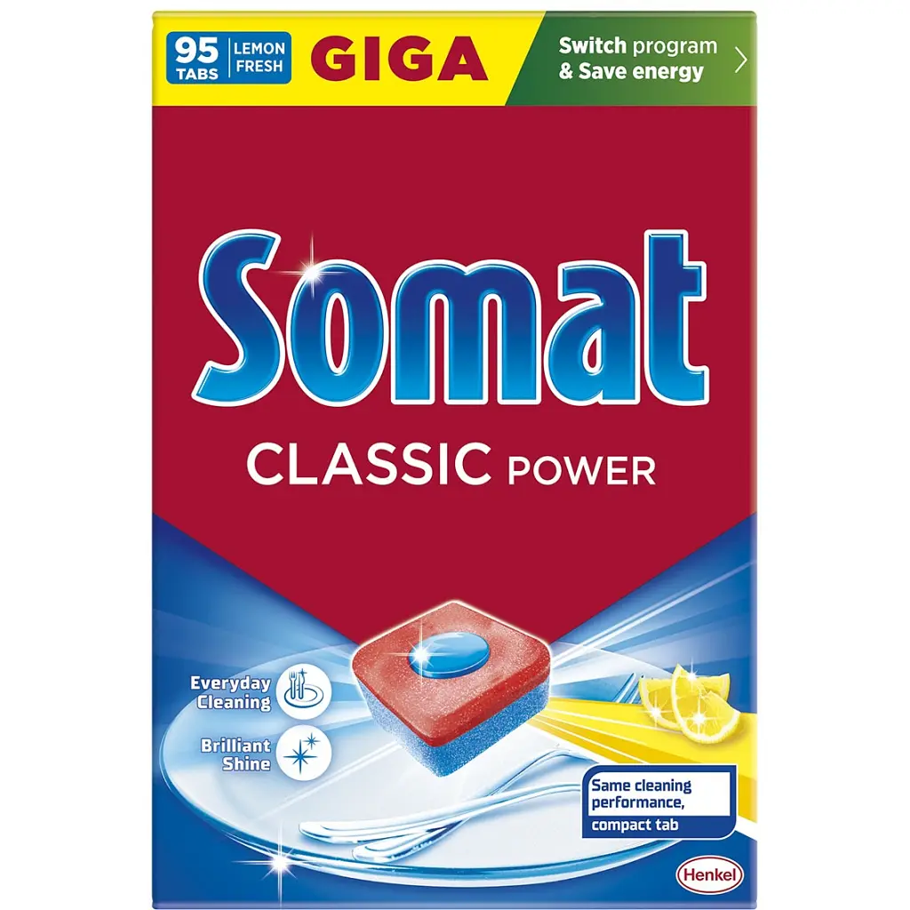 Таблетки для посудомийних машин Somat Classic Power 95 шт. (9000101810059)