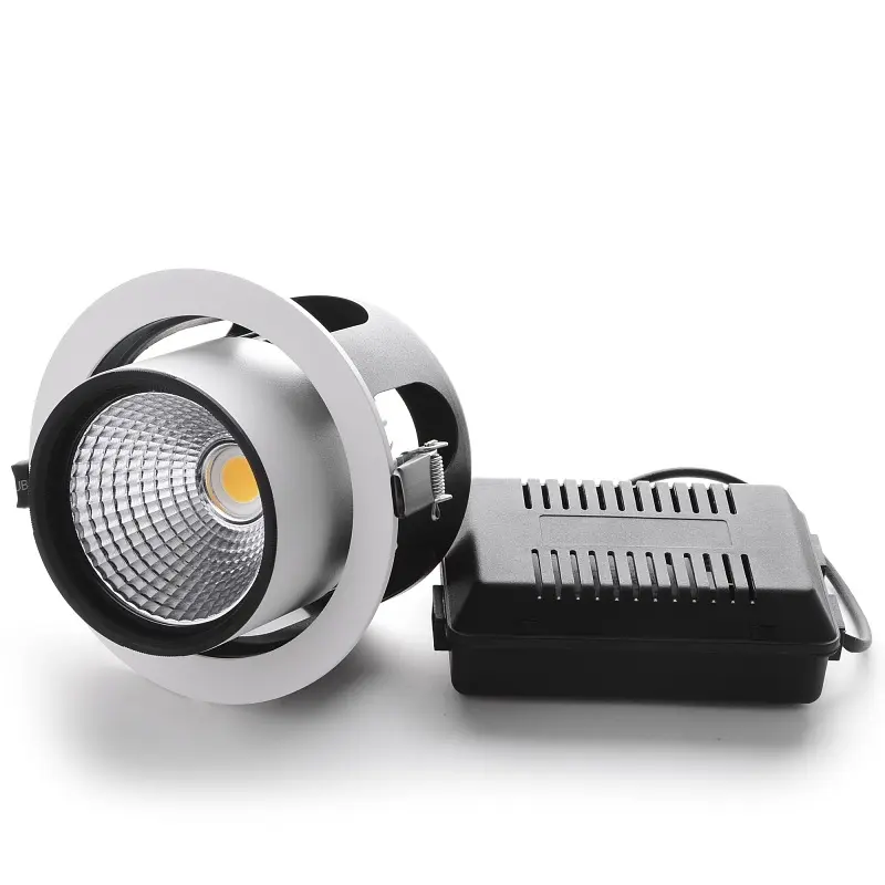 Світильник стельовий LED Brille L105-001 LED-400/34W DL COB WH врізний - фото 2