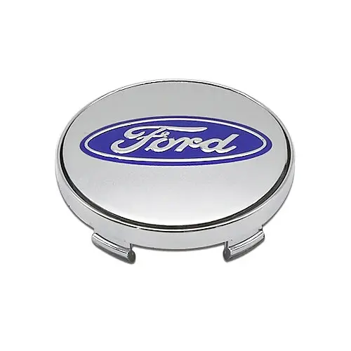 Ковпак колеса Ford синій срібний 60 мм пластик 1 шт OEM H95SX1137BA (ковпачок, заглушка диска) - фото 2