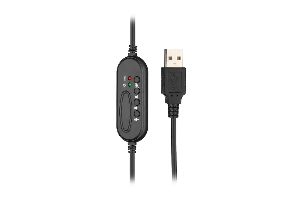 Гарнітура ПК стерео On-ear CH11 USB, omni-mic, 2м, чорний 2E teh0013141 - фото 7