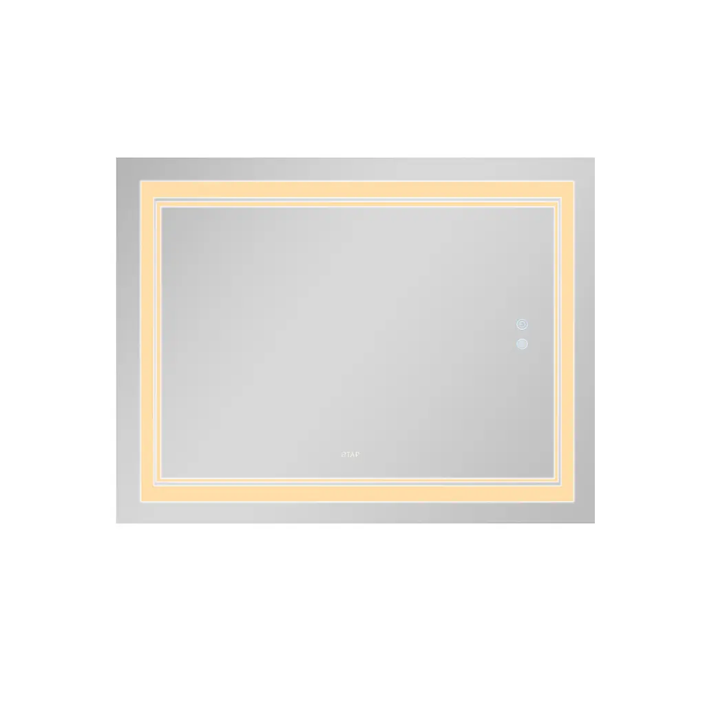 Дзеркало Qtap Cardinal 1000x800 з LED-підсвічуванням Touch, з антизапотіванням, з димером температури кольору (3000-6500K) QT0478C10080 - фото 5