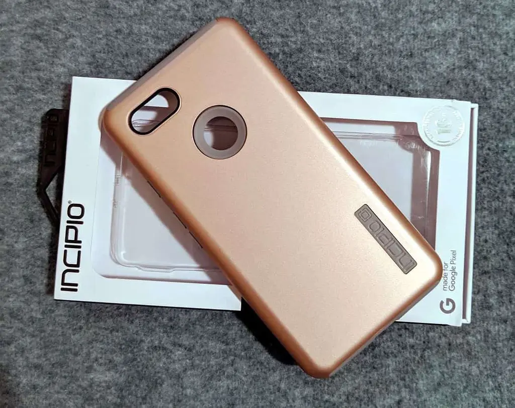 Протиударний двошаровий чохол Incipio DualPro для Google Pixel 3 XL (6.3") Metallic Rose Gold Gray - фото 9