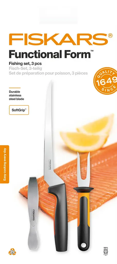 Набір кухонних ножів для риби Fiskars Functional Form ™ 3 шт 1057560