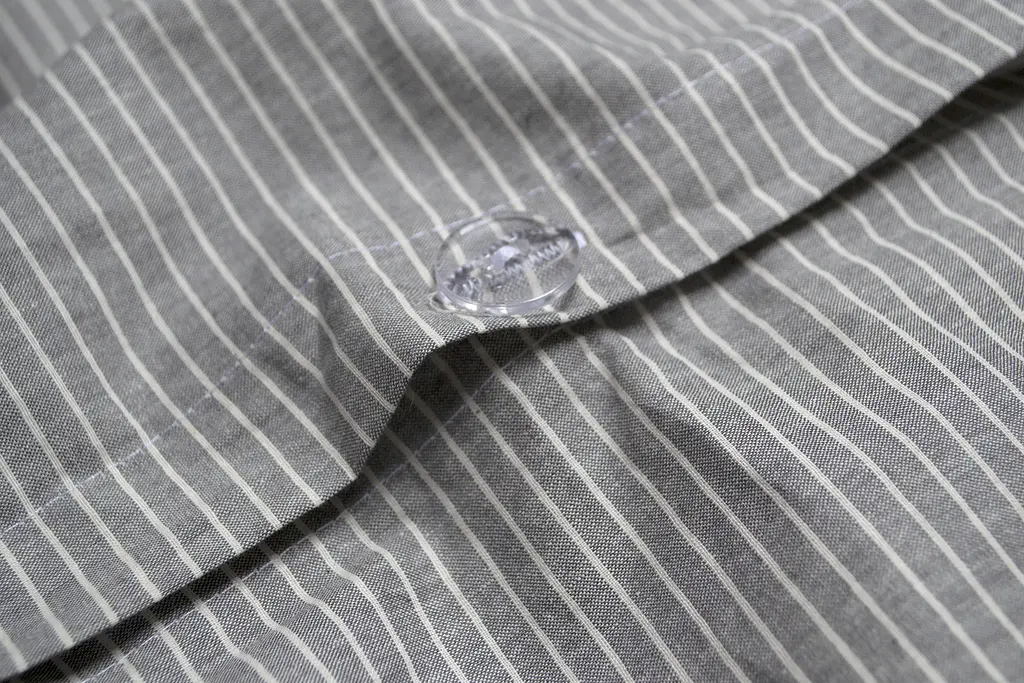 Постельное белье Lotus Home - Premium Percale Stripe антрацит семейный - фото 7