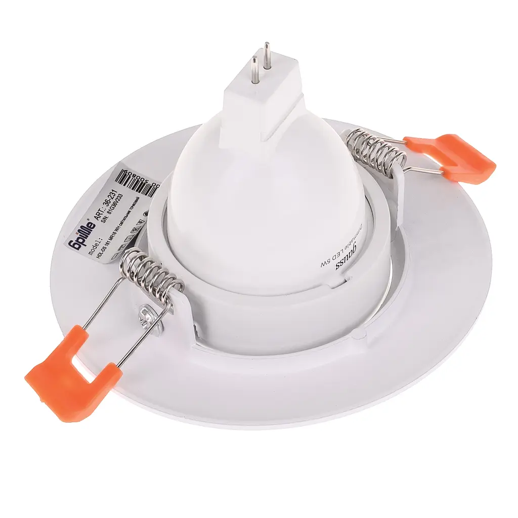 Светильник точечный Brille HDL-DS 161 MR16 WH 36-231 - фото 6