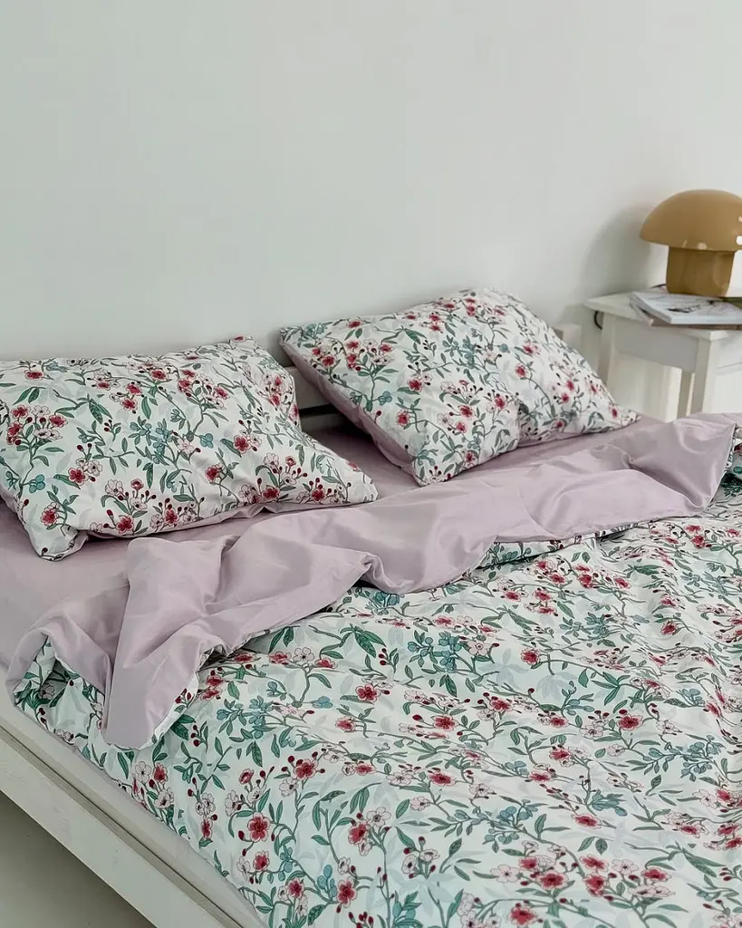 Постільна білизна євро Dushka Home Сатин 21059 200х220 см - фото 2