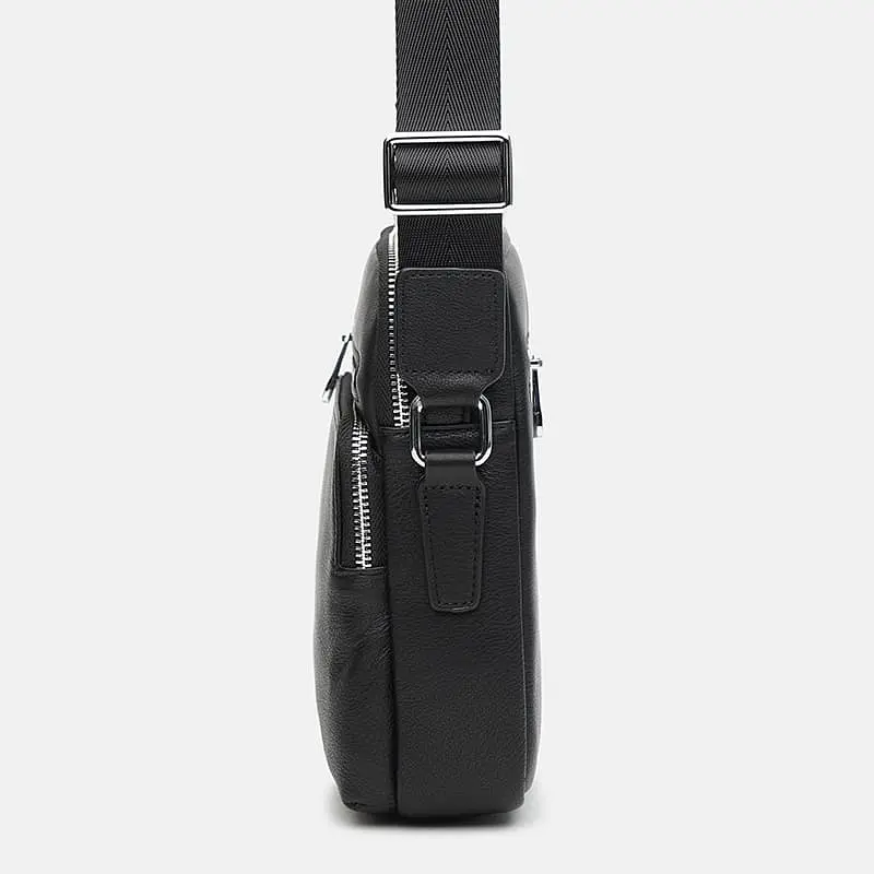 Чоловіча сумка Ricco Grande K12002bl-black 21х18х7.5 см Чорний - фото 4