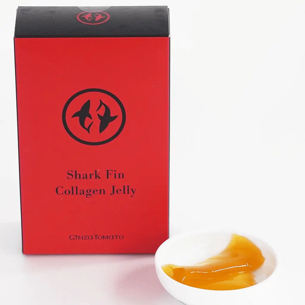 Колагенове желе Ginza Tomato Shark Collagen з плавців блакитної акули 14 стіків - фото 2