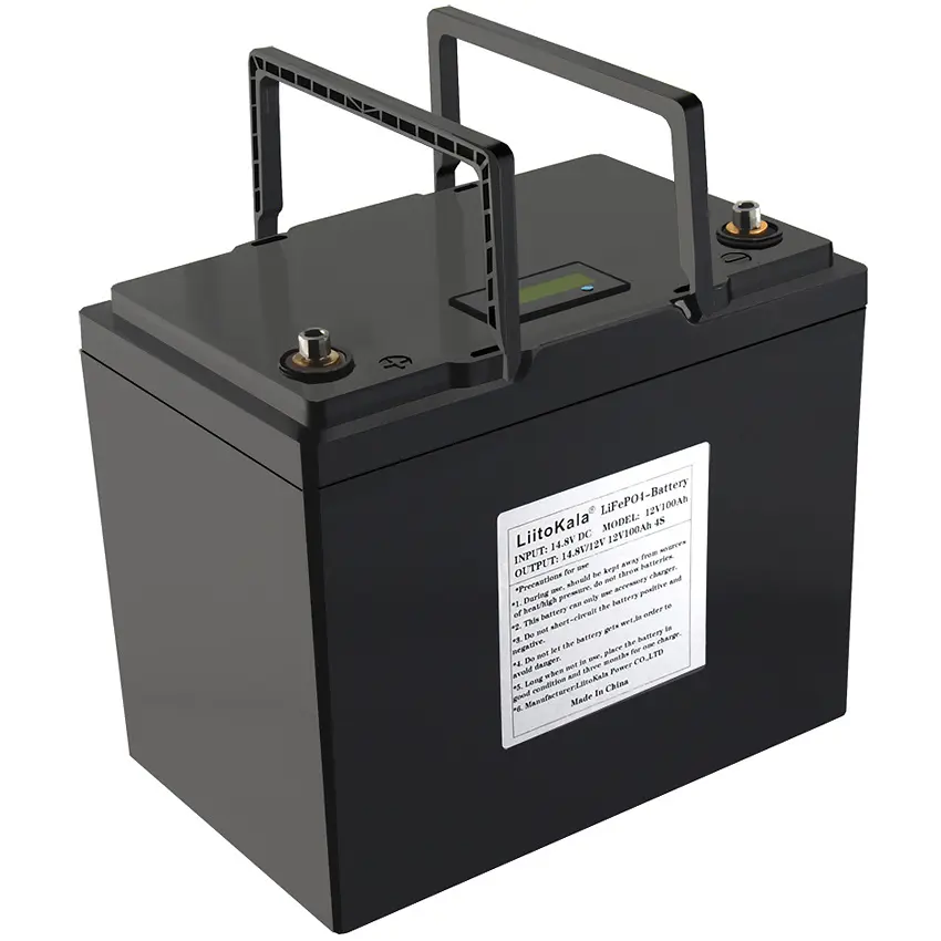 Акумуляторна батарея LiitoKala LiFePO4 12V100Ah, LCD - фото 2