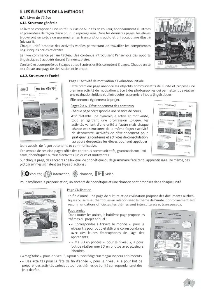 Merci! 2. A1. Guide pedagogique - фото 7