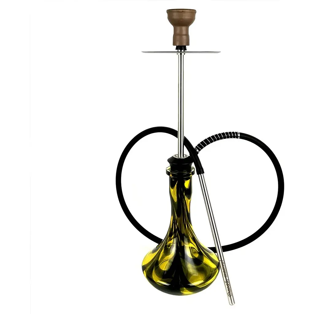 Кальян Tiaga Hookah Classic Silver Craft DC Yellow - фото 2
