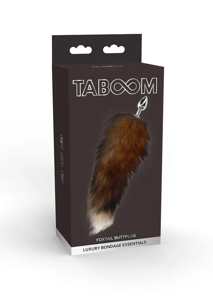 Анальна пробка з хвостом Taboom Foxtail Buttplug - фото 6