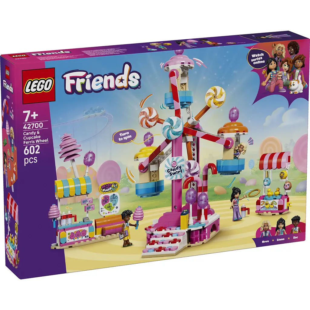 Конструктор LEGO Колесо обзора с конфетами и капкейками (42700) - фото 3