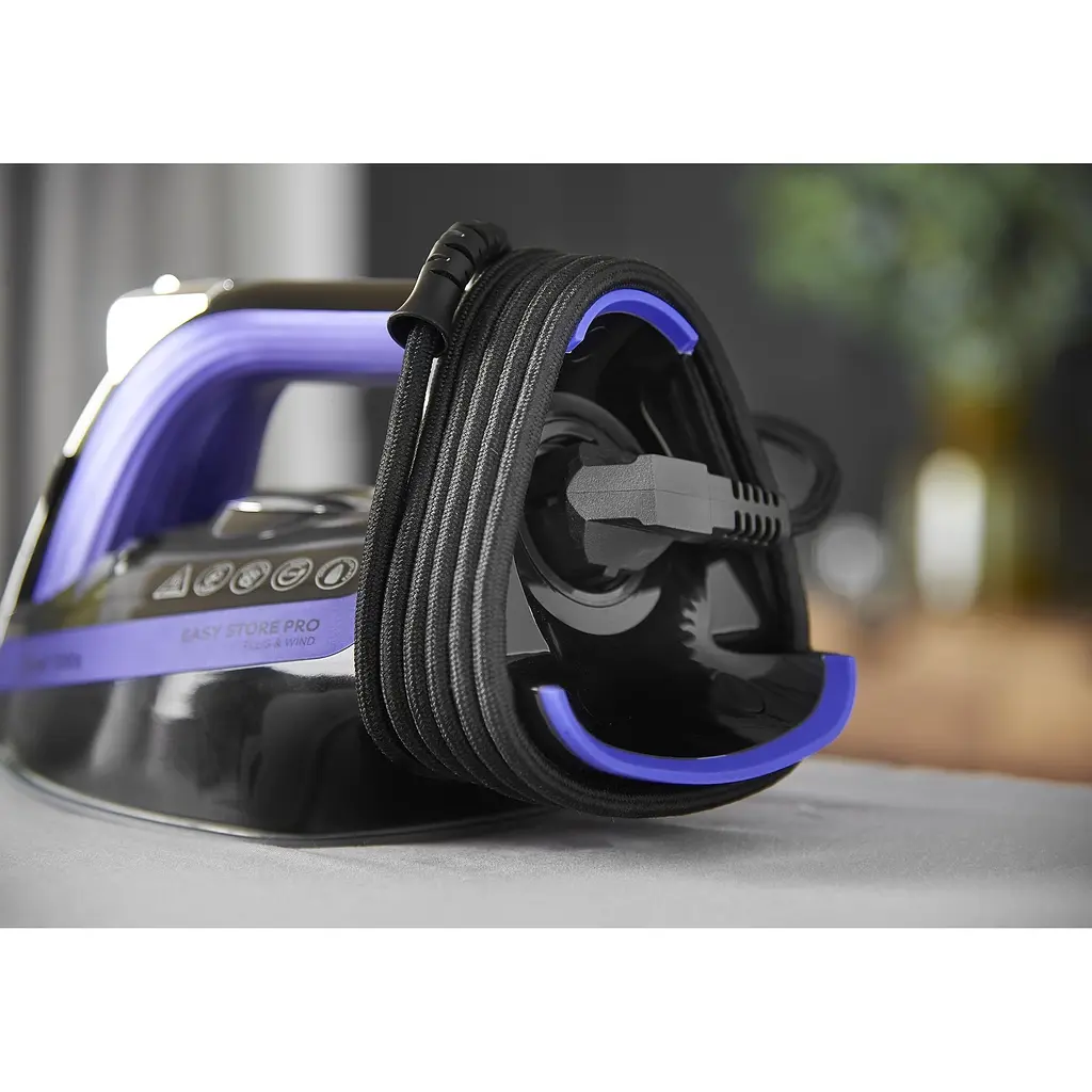 Утюг Russell Hobbs Easy Store Pro 2400 Вт черно-синий (26731-56) - фото 6