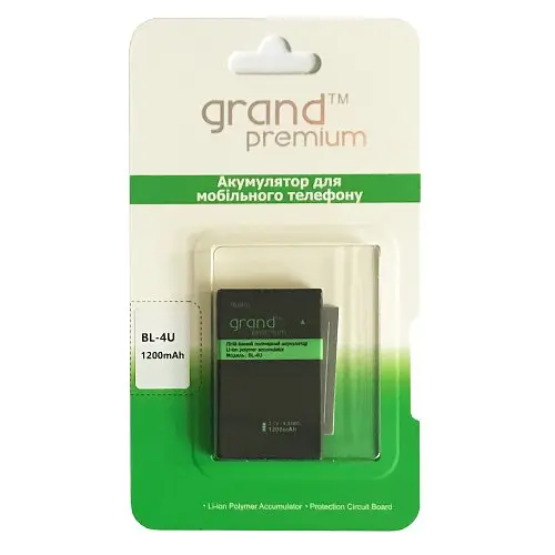 Аккумулятор GRAND Premium для Nokia BL-4U