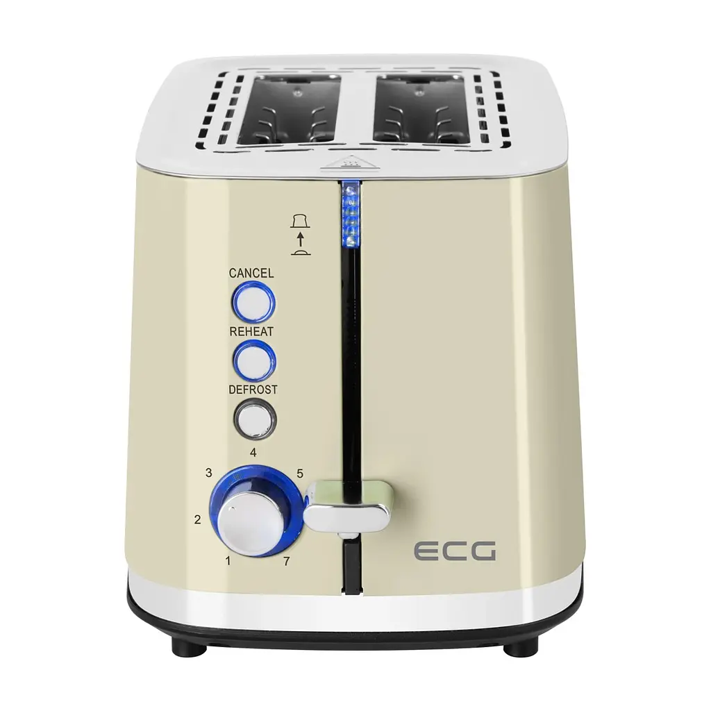 Тостер ECG ST 2766 Vintage Vanilla - фото 2