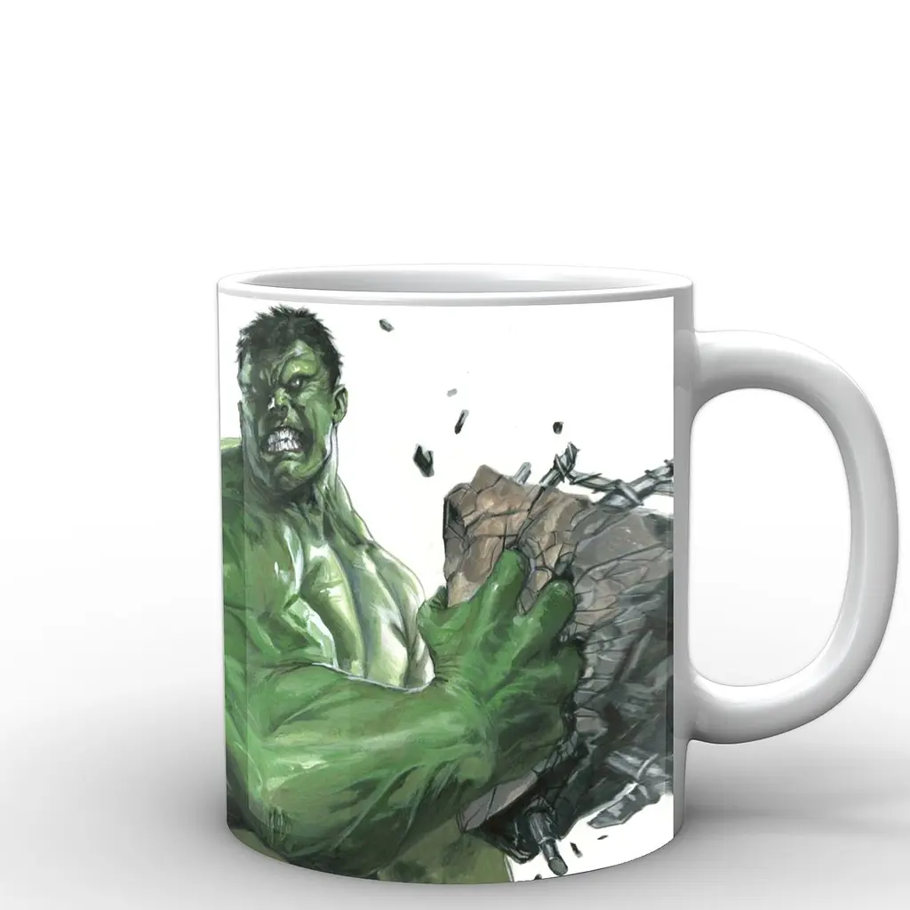 Кружка GeekLand Халк Hulk старая рисовка HU.02.036 330 мл белая - фото 3