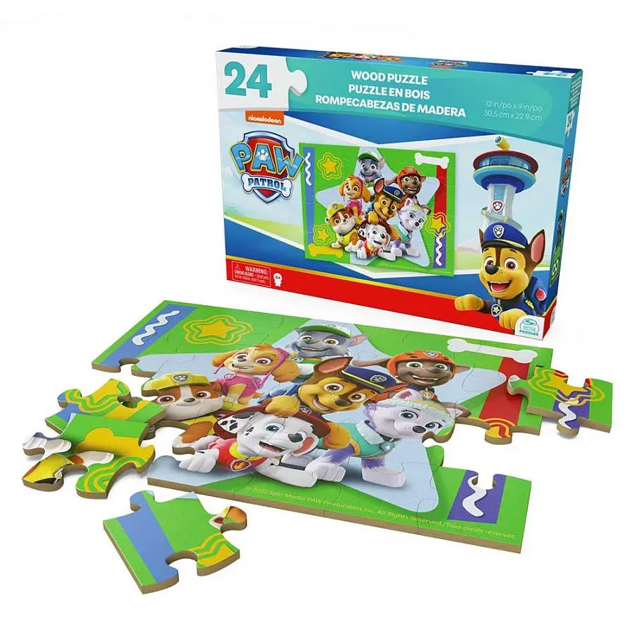 Пазл Paw Patrol дерев'яний 24 елементів (SM98489/6066932) - фото 5