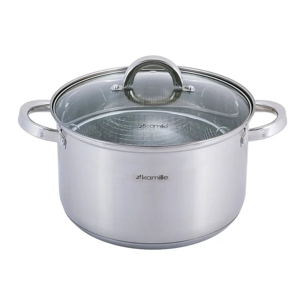 Каструля-фритюрниця Kamille KM-5625S 6.5 л - фото 3