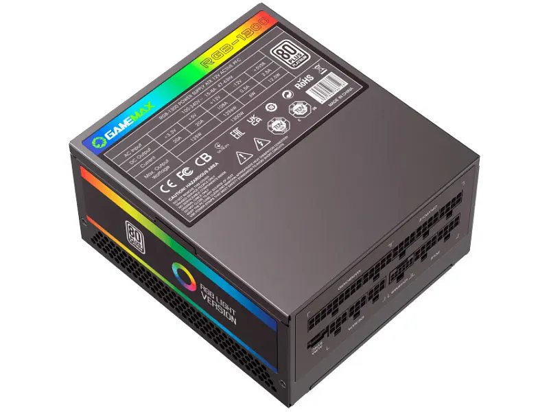 Блок живлення Gamemax RGB-1300 (ATX3.0 PCIE5.0) - фото 4