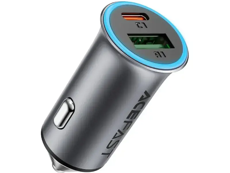 Автомобільний зарядний пристрій Acefast B16 Fast Charge Car Charger 95 W Black (6974316284970)