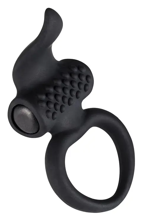 Ерекційне кільце з вібрацією Lingus Black Adrien Lastic AD30649 87315