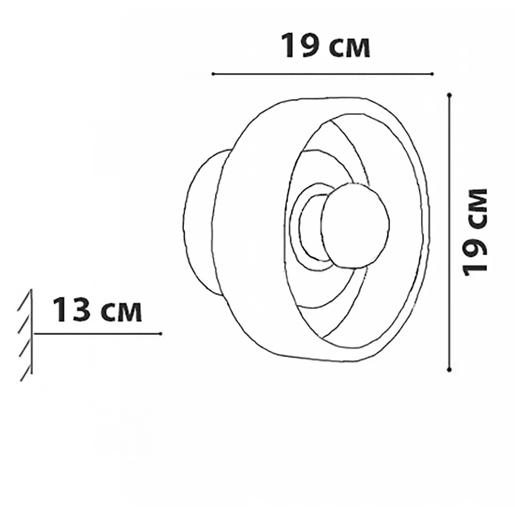 Бра Friendlylight Dobbel WL FL4049 - фото 5