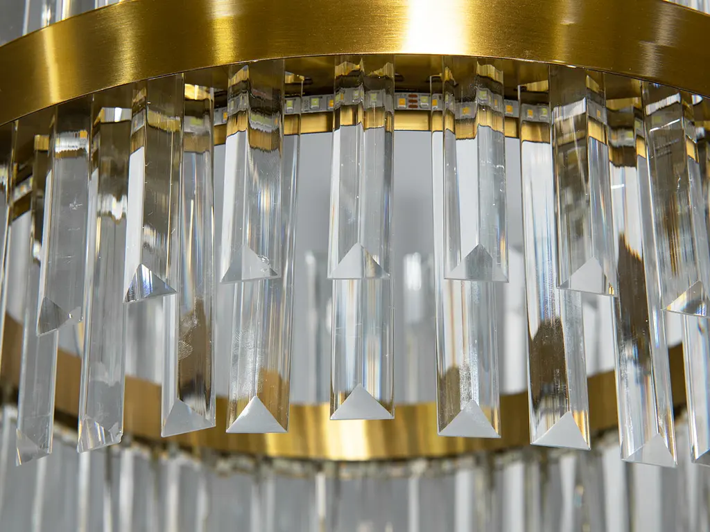 Люстра стельова LED Diasha 840/500BR 110W, 6050 лм, кришталь, для спальні та вітальні - фото 4