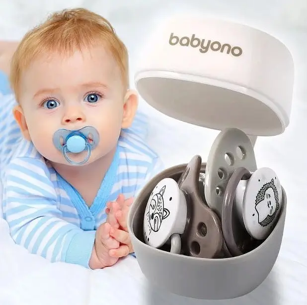 Контейнер - футляр для соски та пустушки BabyOno Білий - фото 2