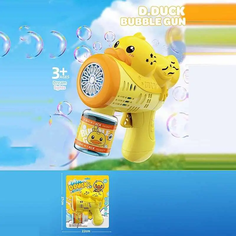 Пистолет с мыльными пузырями 10219 "D.Duck", подсветка, автоматич. принцип работы, на блистере (6981263190261) - фото 2