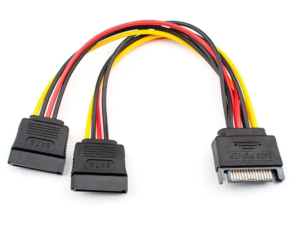 Кабель разветвитель 1 на 2 сата 1 x Sata to 2 x Sata TCOM - фото 2