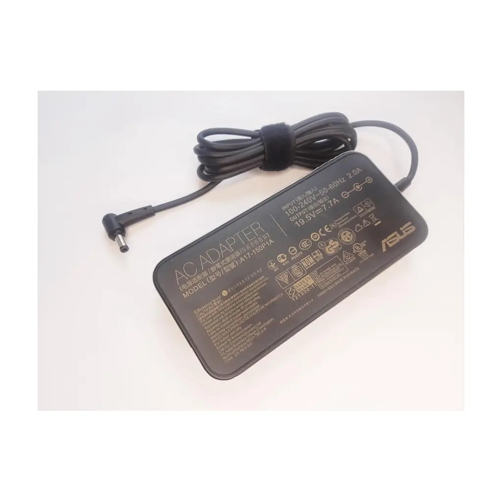 Блок питания для ноутбука ASUS 150W 19.5V, 7.7A, разъем 5.5/2.5, Slim-корпус (A17-150P1A / A40327) - фото 2