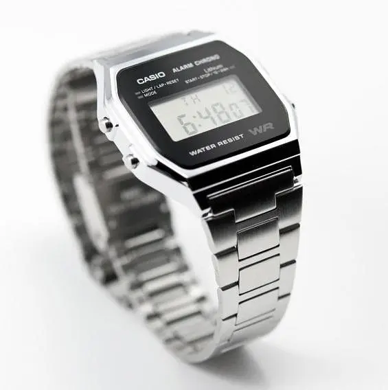Годинники наручні чоловічі японські цифрові якісні оригінальні Casio Collection A158WEA-1EF - фото 3