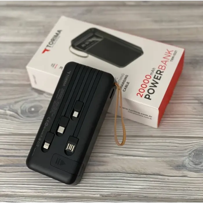Внешний аккумулятор Power bank TORIMA TRM-1021 20000 Mah батарея зарядка Черный - фото 9