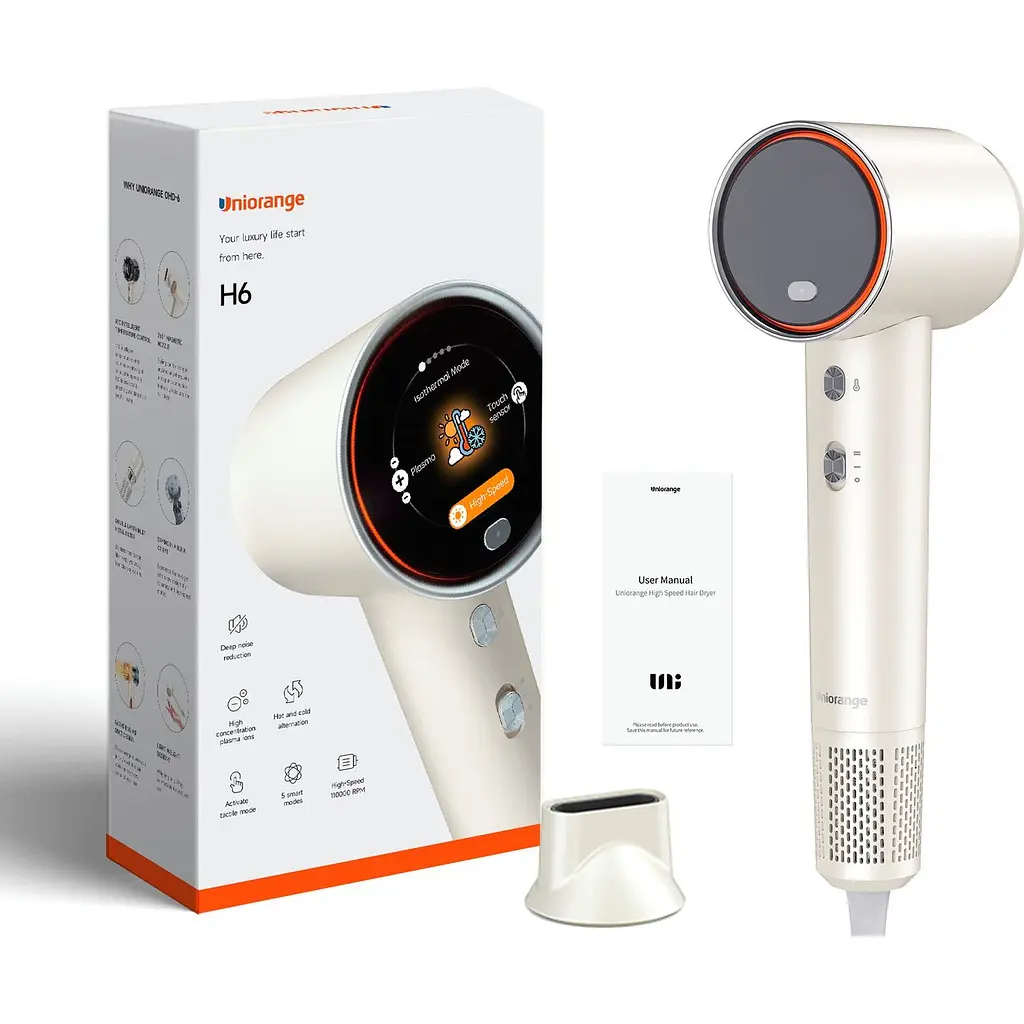Фен Uniorange Plasma High Speed Hair Dryer H6 [OHD-6] [130166] - фото 5