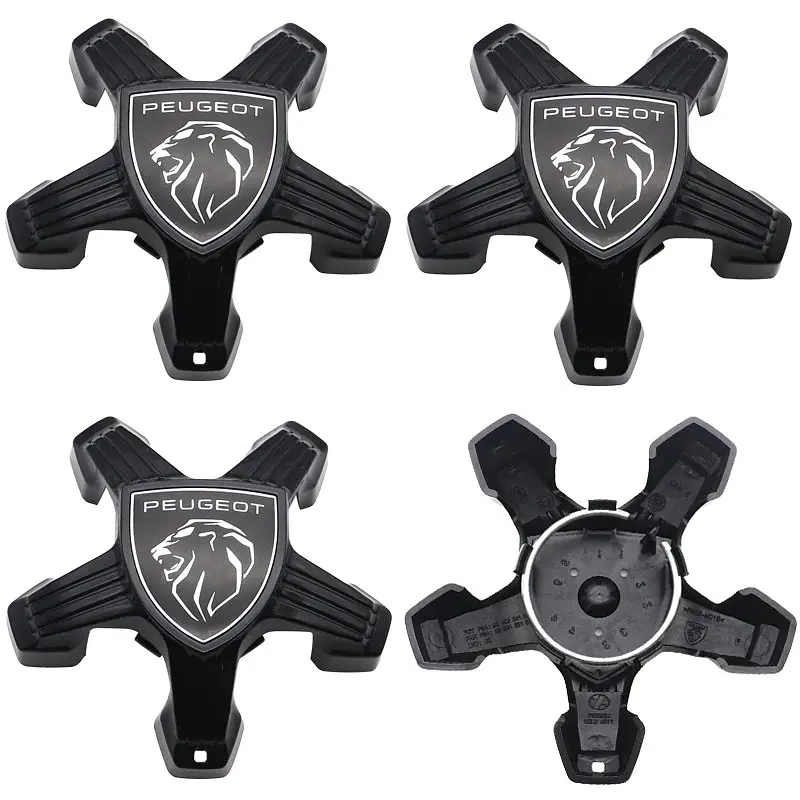 Ковпак колеса Peugeot чорний п’ятикутний 1 шт OEM 9836678580 (ковпачок, заглушка диска) - фото 2