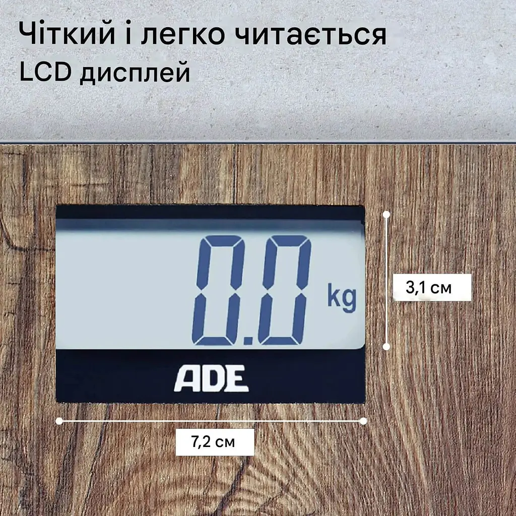 Весы напольные ADE Holzoptik (BE2004) - фото 2