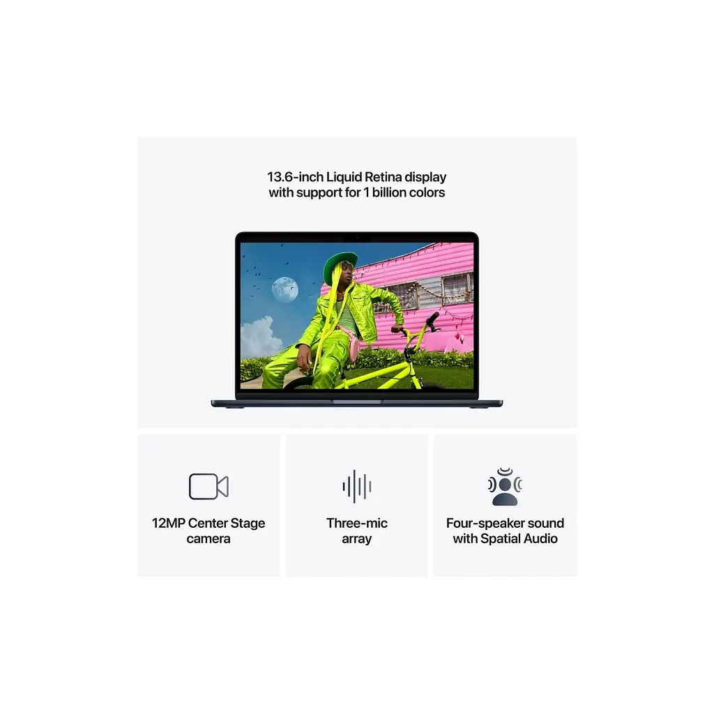 Ноутбук Apple MacBook Air 13 M5 A3449 Midnight (MDHG4UA/A) - фото 5