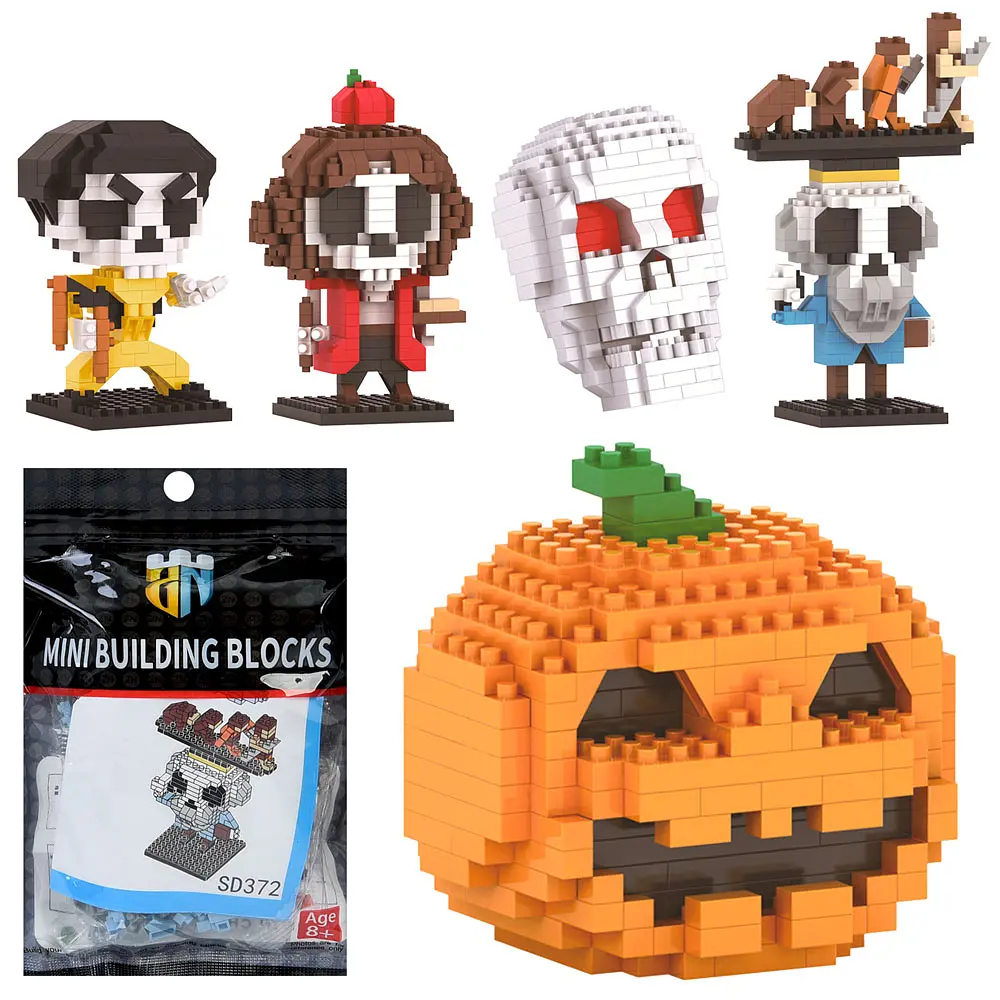 Конструктор Helloween фигурка монстр от 50 деталей (В ассортименте) SD365-369-372-375-378 - фото 2