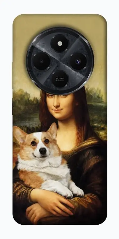 TPU чохол Demsky Mona corgi для Xiaomi Redmi 14C / Poco C75