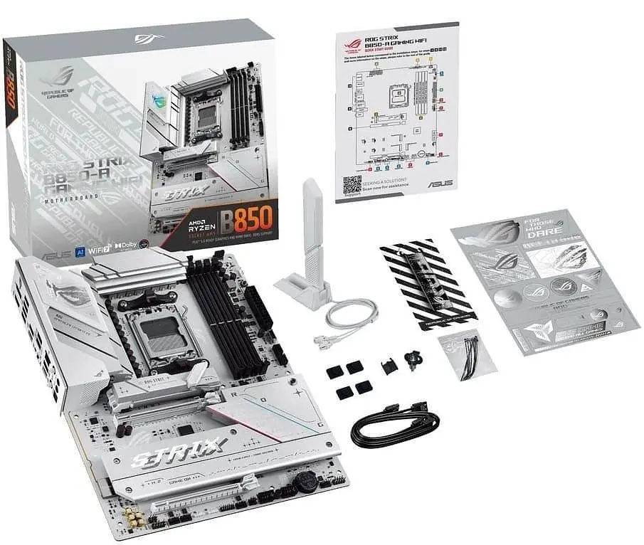 Материнська плата ASUS ROG STRIX B850-A GAMING WIFI (ROG STRIX B850-A GAMING WIFI) (Socket AM5, AMD B850, ATX) - фото 9