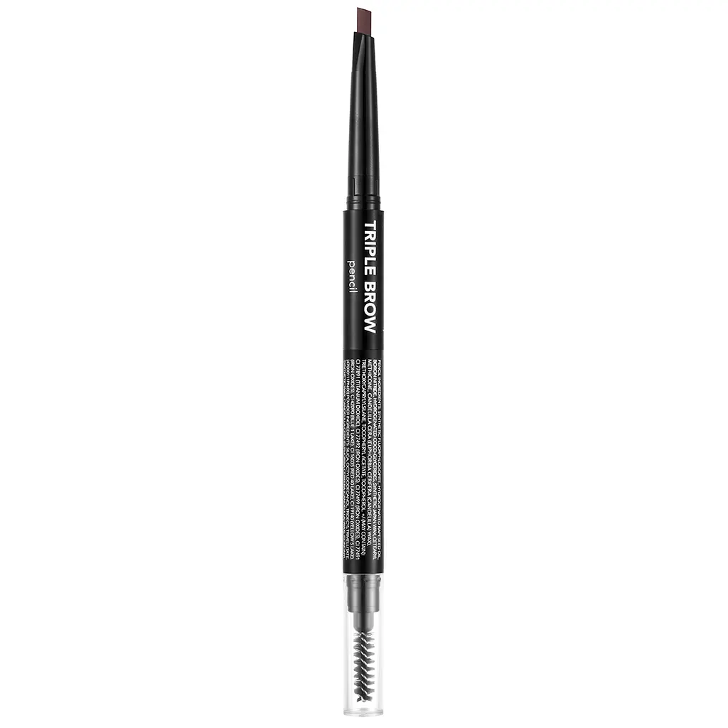 Кремовый карандаш для бровей Flormar Triple Brow Pencil 002 (Auburn) 0.75 г - фото 2