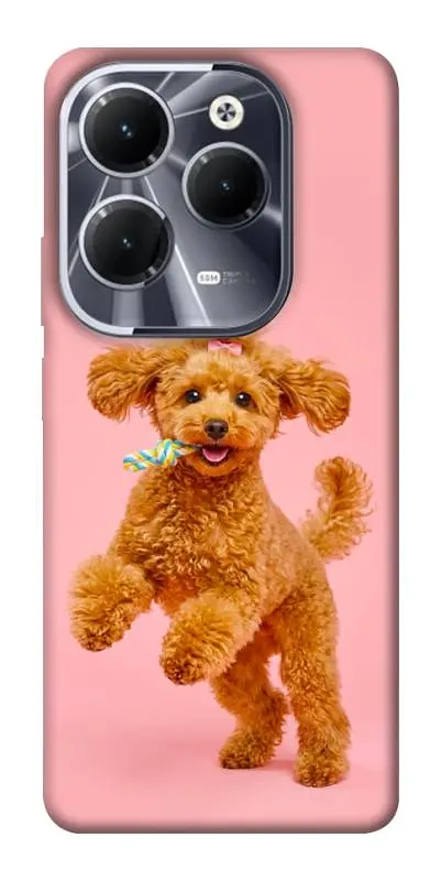 TPU чохол Demsky Happy poodle для Infinix Hot 40